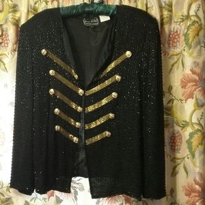 Vintage Joseph Le Bon sequin nautical jacket